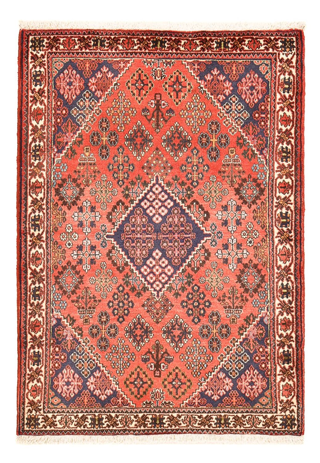 Tapis persan - Nomadic - 160 x 113 cm - rouge clair