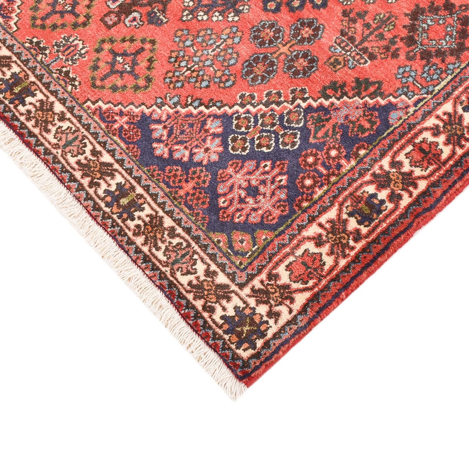 Tapis persan - Nomadic - 160 x 113 cm - rouge clair