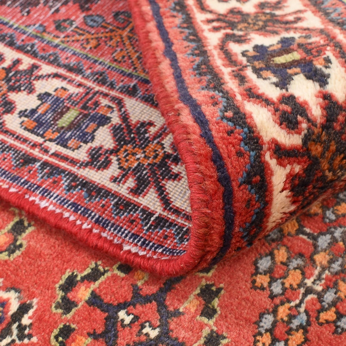 Tapis persan - Nomadic - 160 x 113 cm - rouge clair
