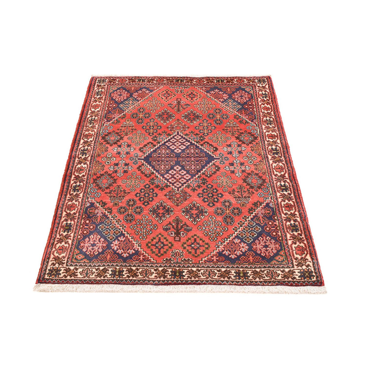 Tapis persan - Nomadic - 160 x 113 cm - rouge clair