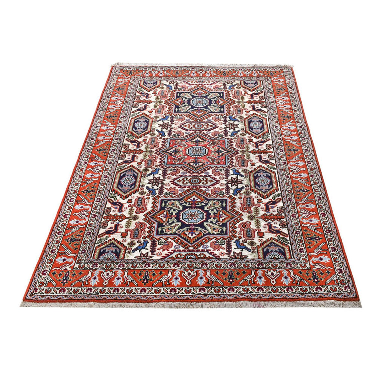 Tapis persan - Nomadic - 200 x 140 cm - multicolore