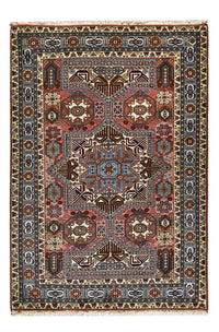 Tapis persan - Nomadic - 198 x 135 cm - multicolore