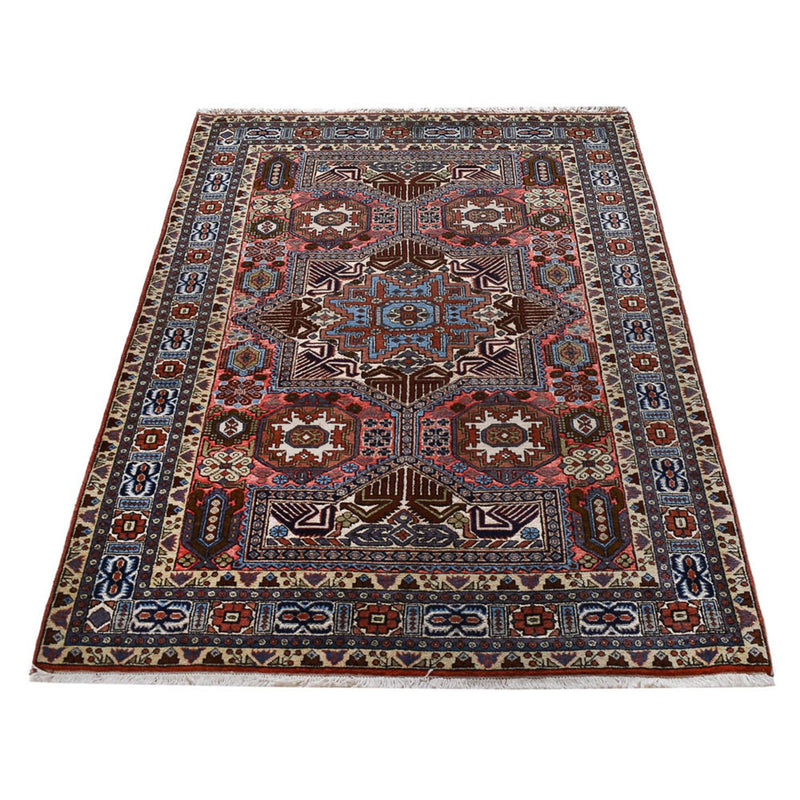Tapis persan - Nomadic - 198 x 135 cm - multicolore