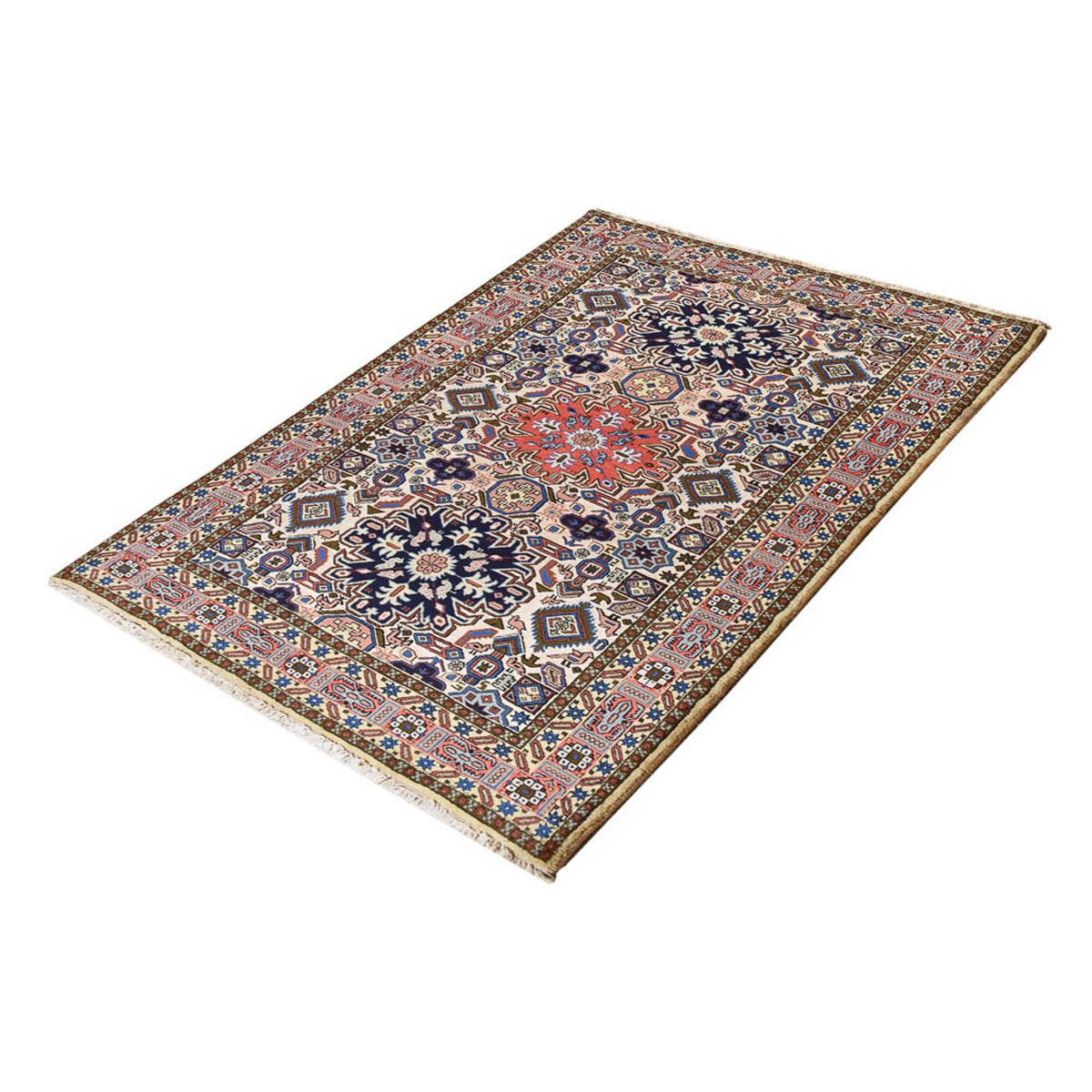 Tapis persan - Nomadic - 200 x 142 cm - multicolore