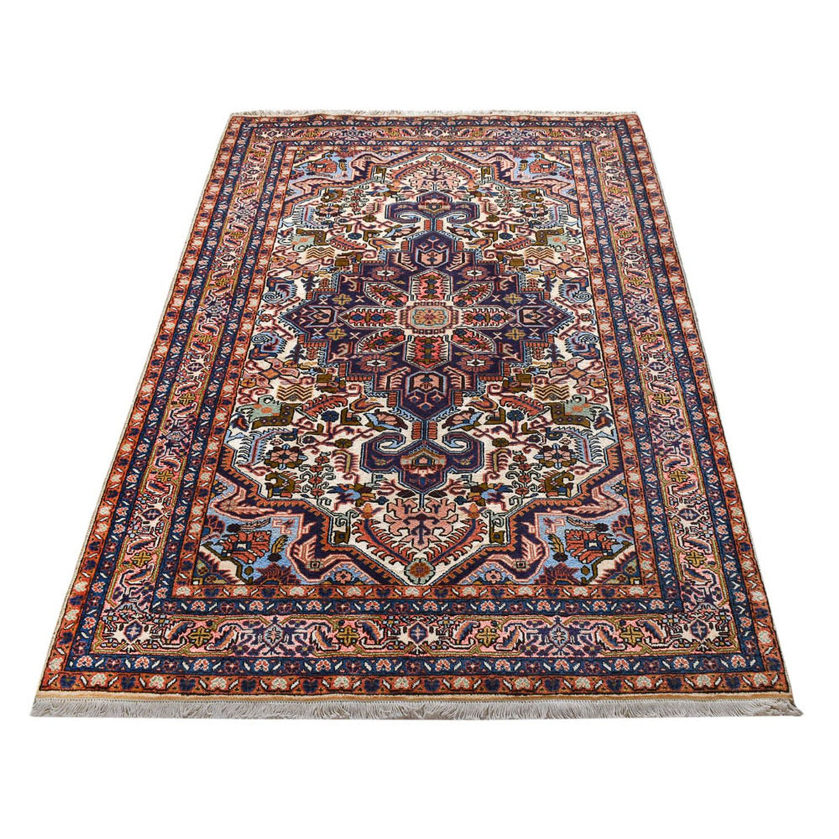 Tapis persan - Nomadic - 205 x 140 cm - multicolore