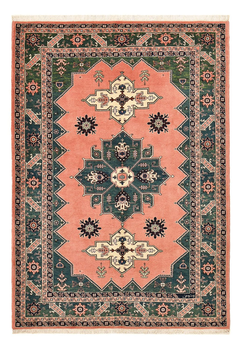 Tapis persan - Nomadic - 248 x 174 cm - rouge clair