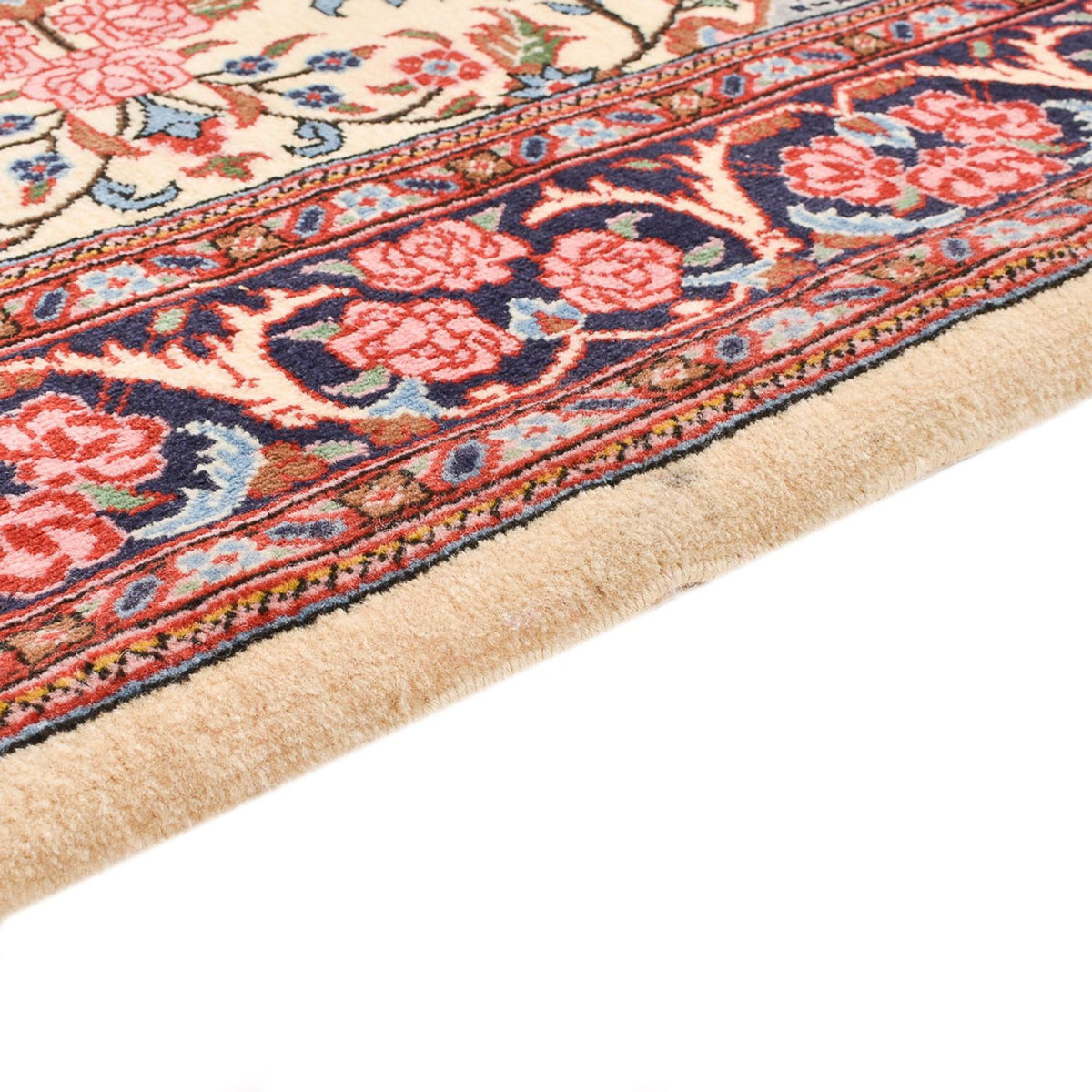 Tapis persan - Nomadic - 164 x 120 cm - rose