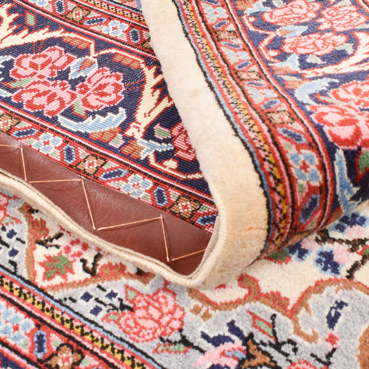 Tapis persan - Nomadic - 164 x 120 cm - rose