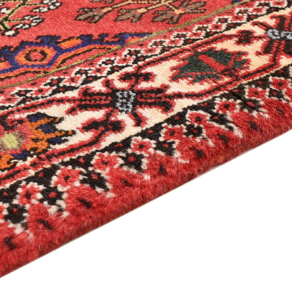 Tapis persan - Nomadic - 160 x 110 cm - rouge clair