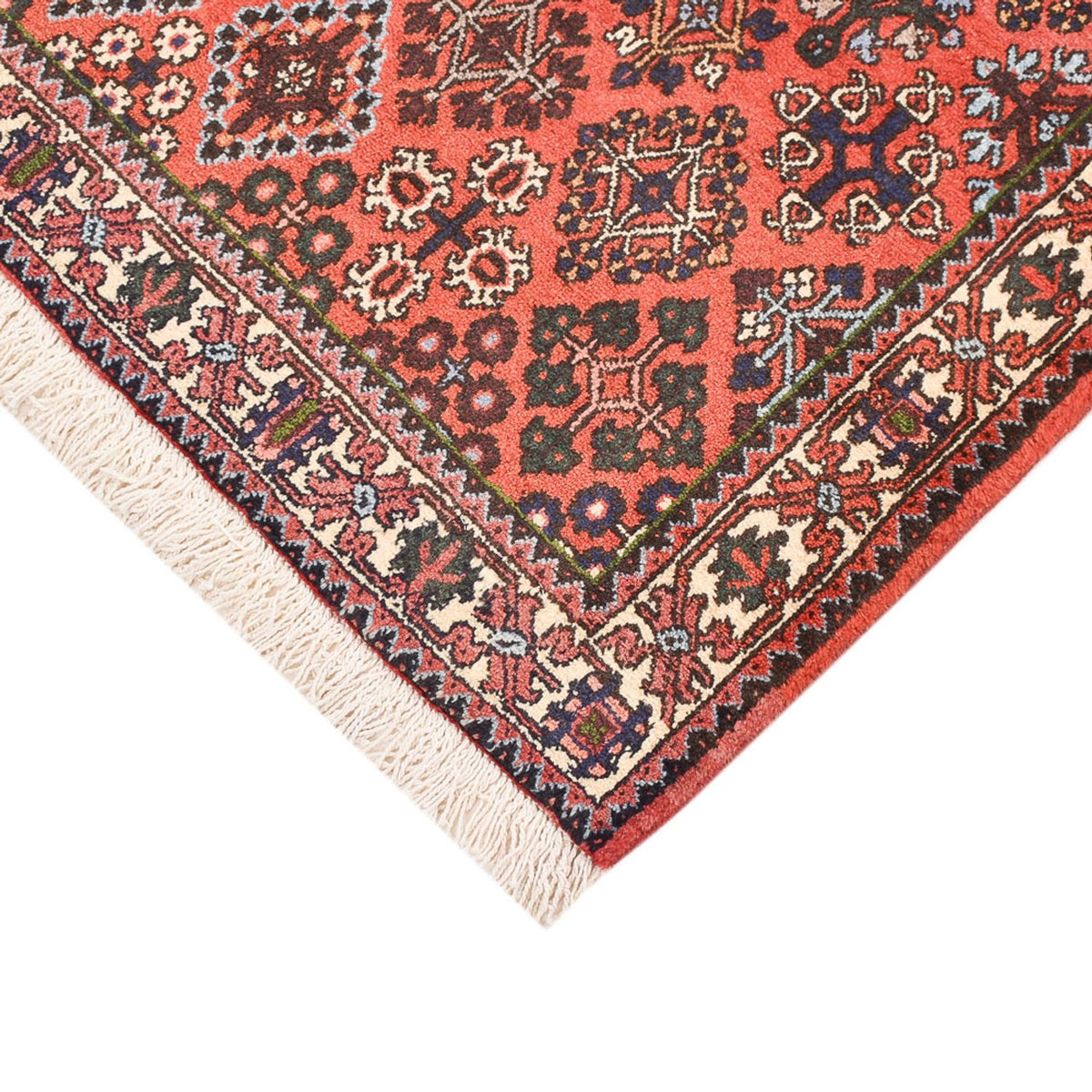 Tapis persan - Nomadic - 164 x 112 cm - rouge clair
