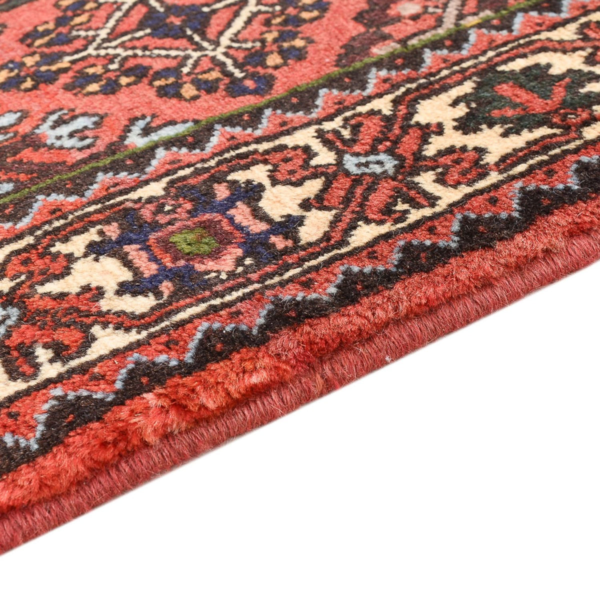 Tapis persan - Nomadic - 164 x 112 cm - rouge clair