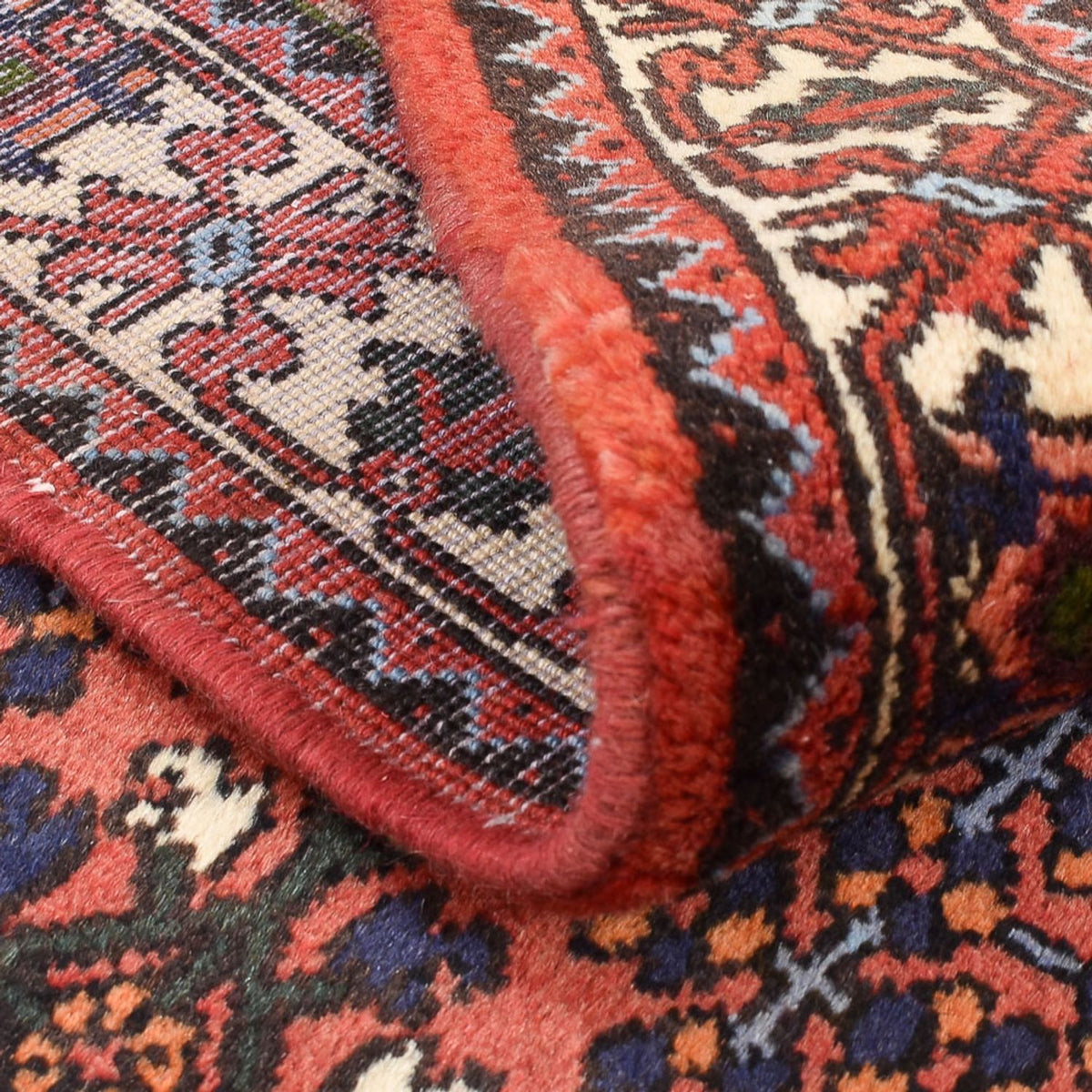 Tapis persan - Nomadic - 164 x 112 cm - rouge clair