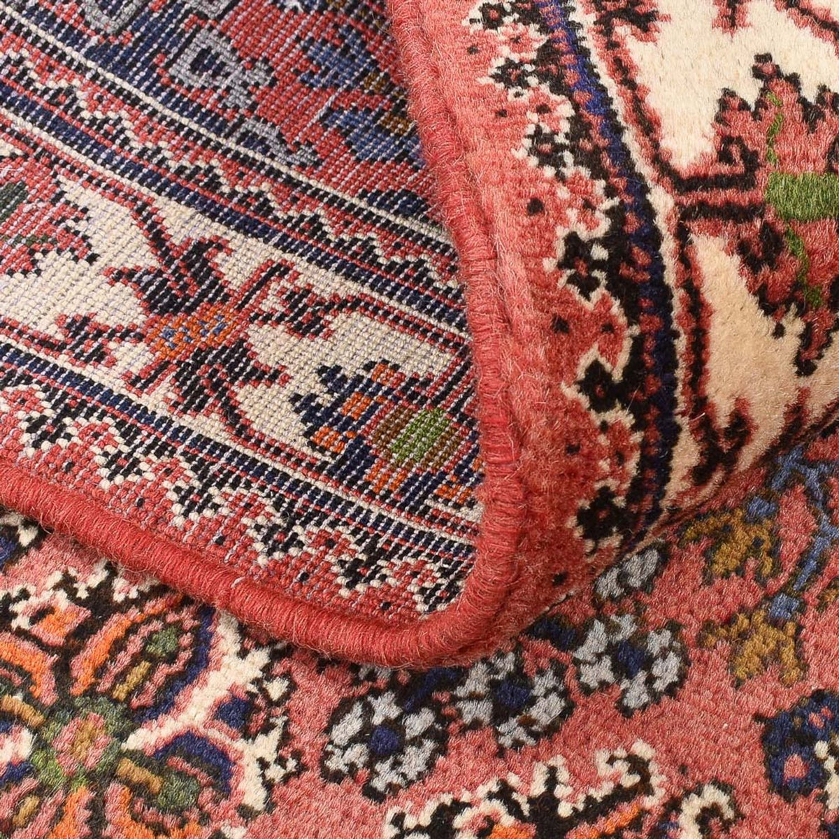 Tapis persan - Nomadic - 158 x 110 cm - rouge clair