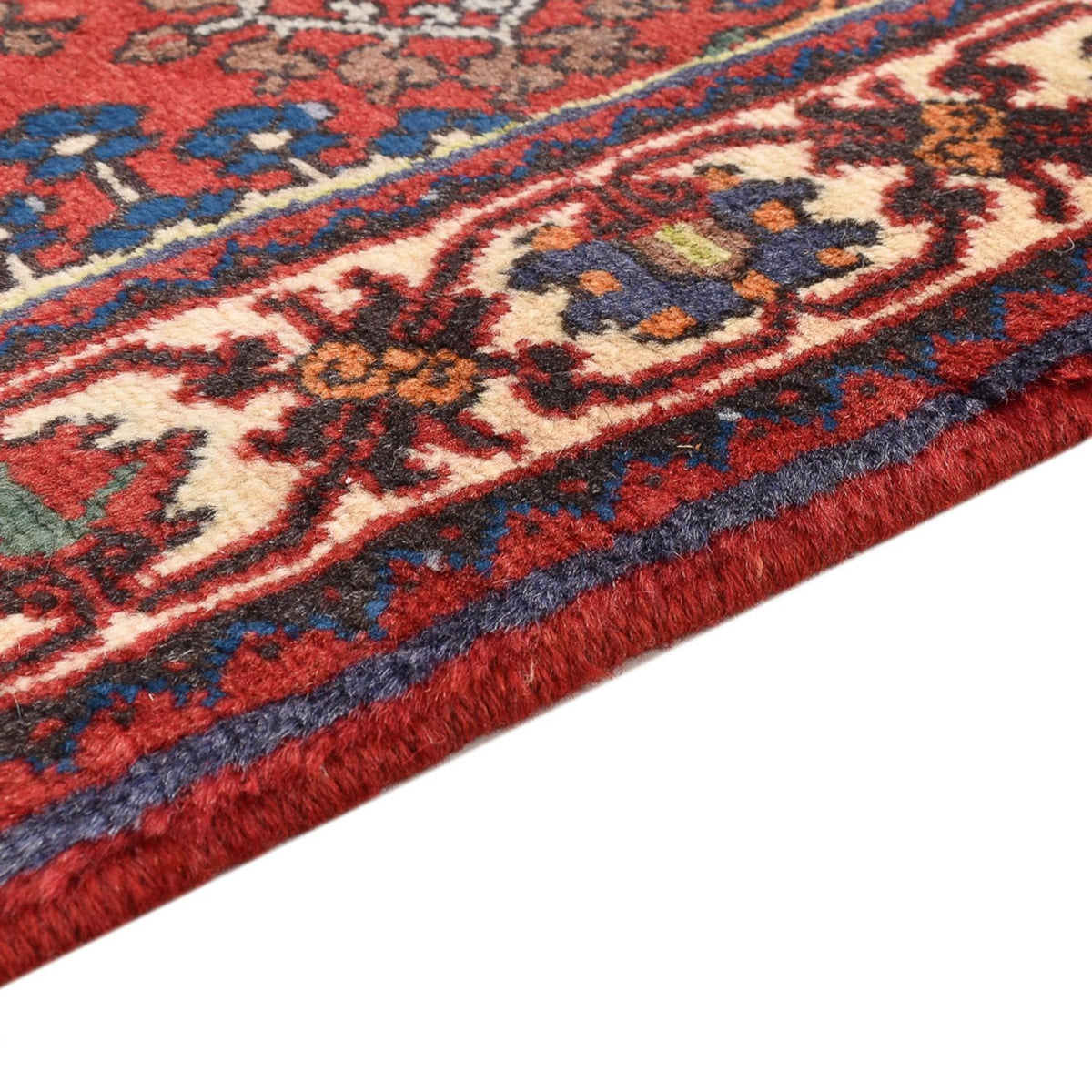 Tapis persan - Nomadic - 160 x 111 cm - rouge clair