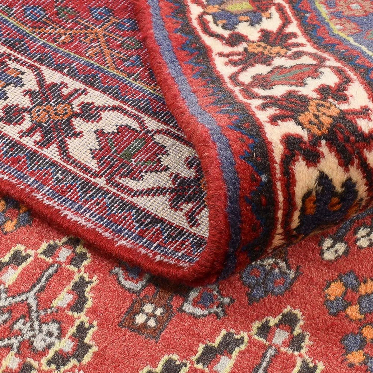 Tapis persan - Nomadic - 160 x 111 cm - rouge clair
