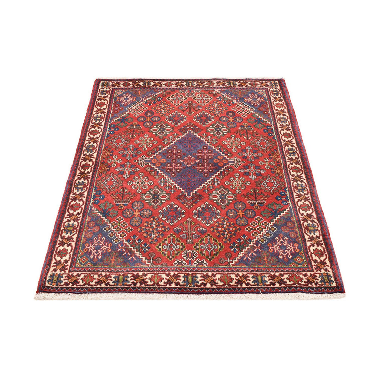 Tapis persan - Nomadic - 160 x 111 cm - rouge clair