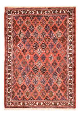 Tapis Gabbeh - Persan Kashkuli - 155 x 114 cm - rouge clair