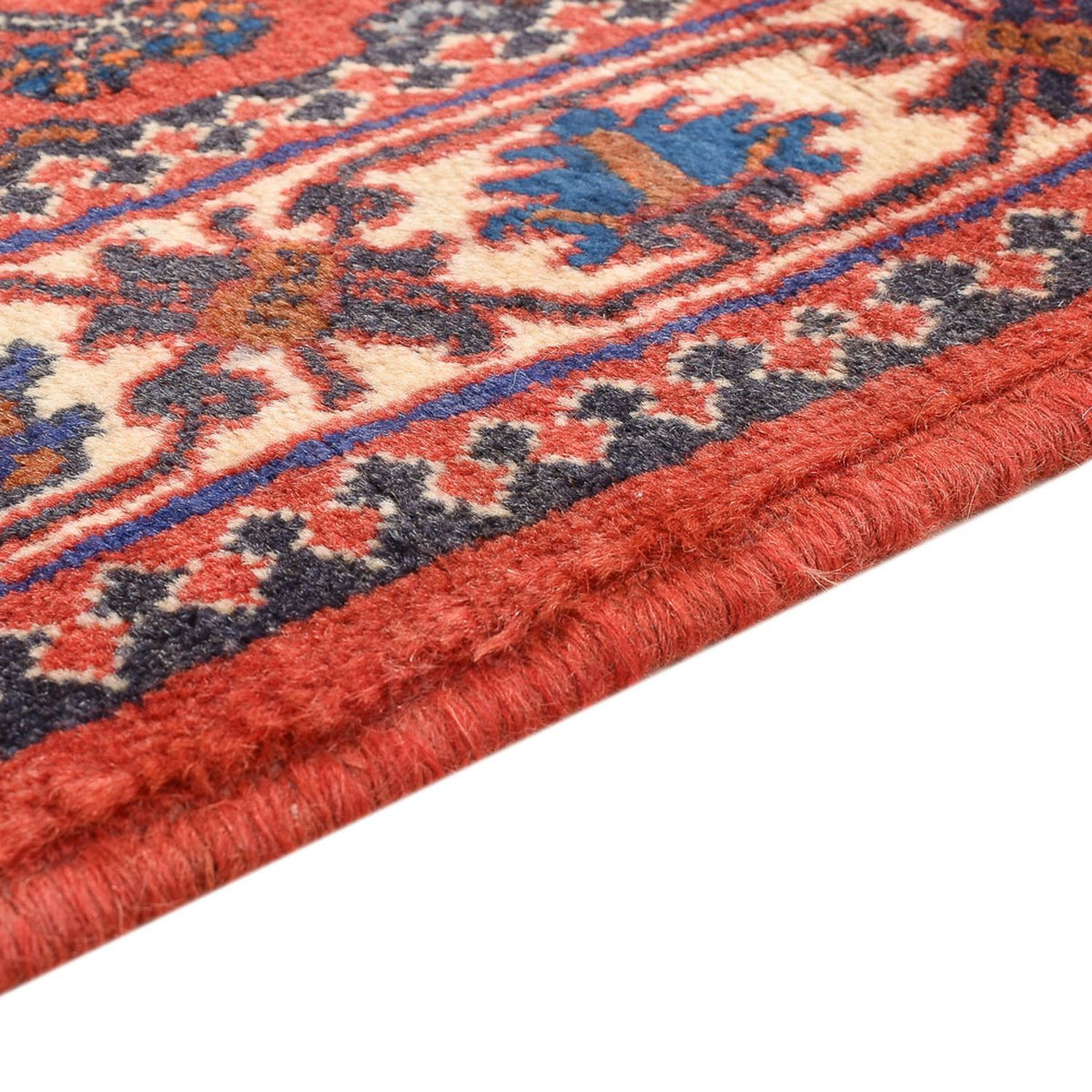 Tapis Gabbeh - Persan Kashkuli - 155 x 114 cm - rouge clair