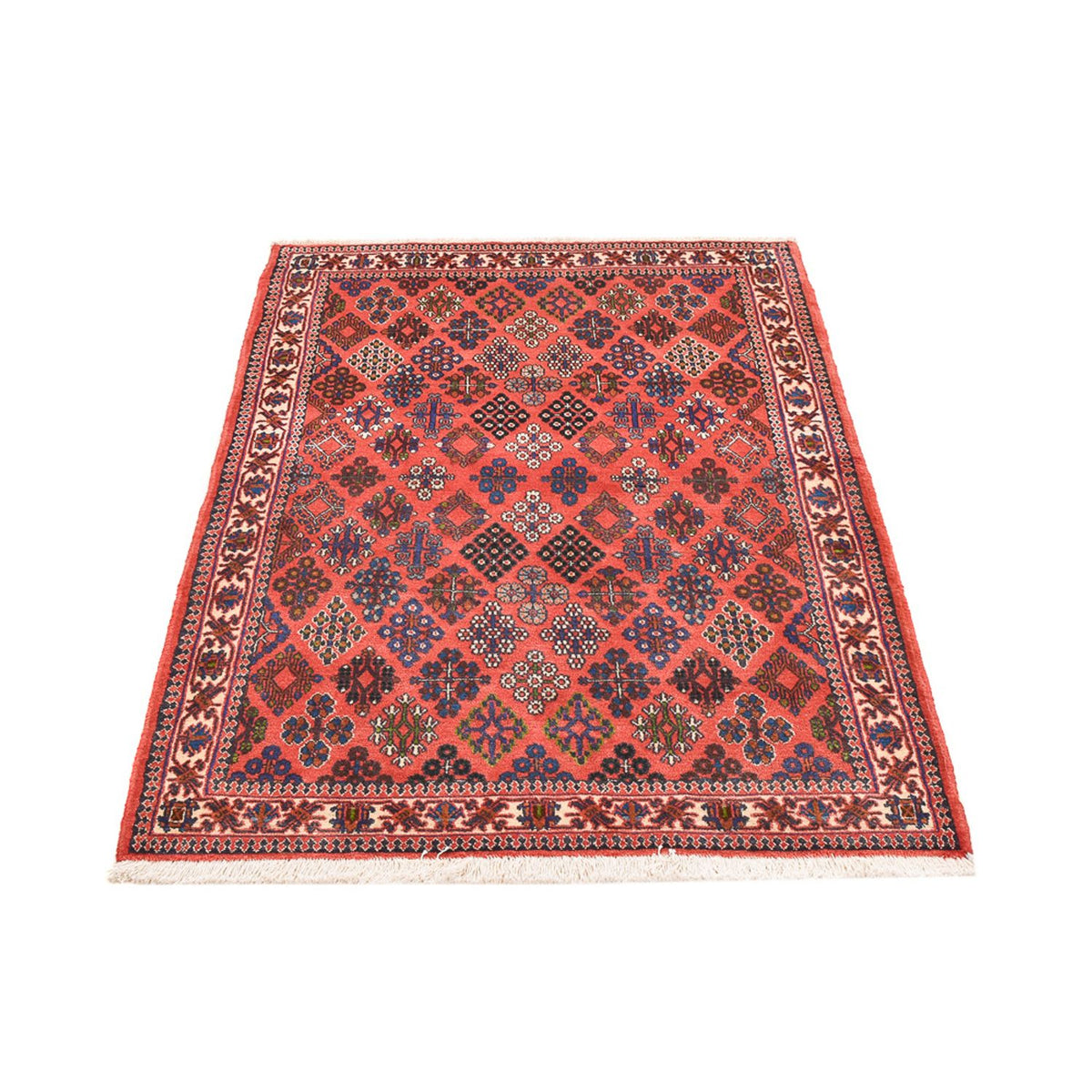 Tapis Gabbeh - Persan Kashkuli - 155 x 114 cm - rouge clair