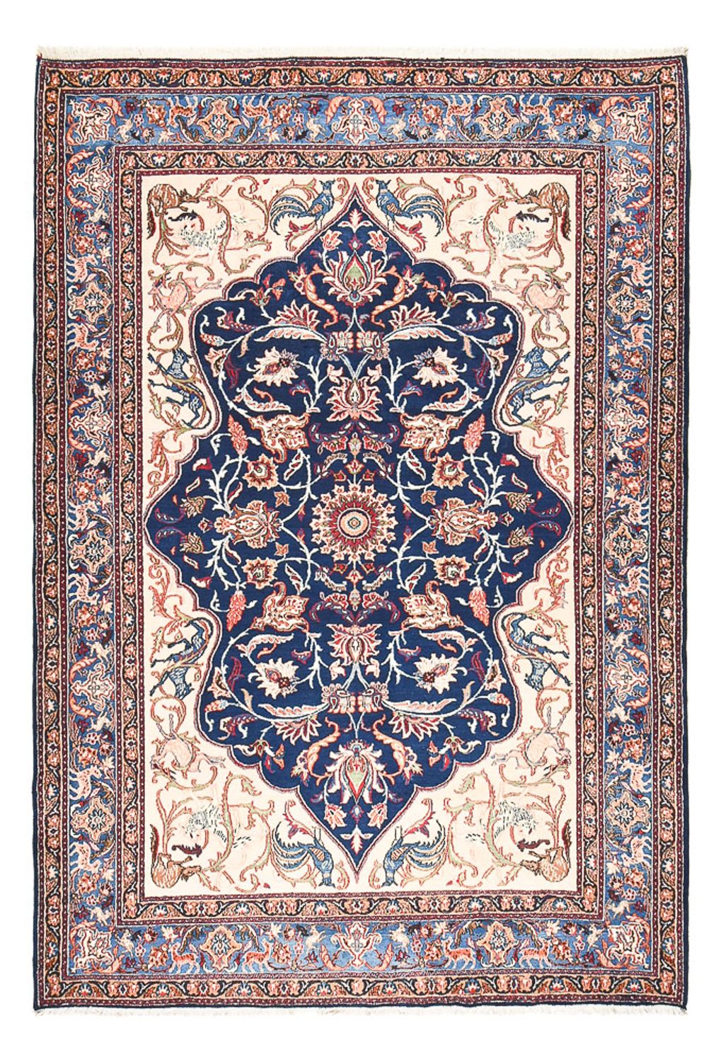 Tapis persan - Classique - 310 x 212 cm - bleu foncé
