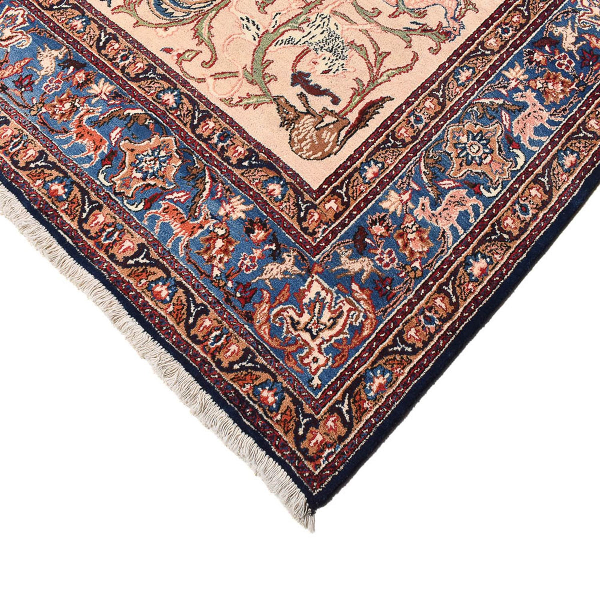 Tapis persan - Classique - 310 x 212 cm - bleu foncé