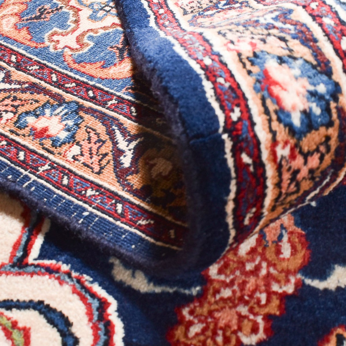 Tapis persan - Classique - 310 x 212 cm - bleu foncé