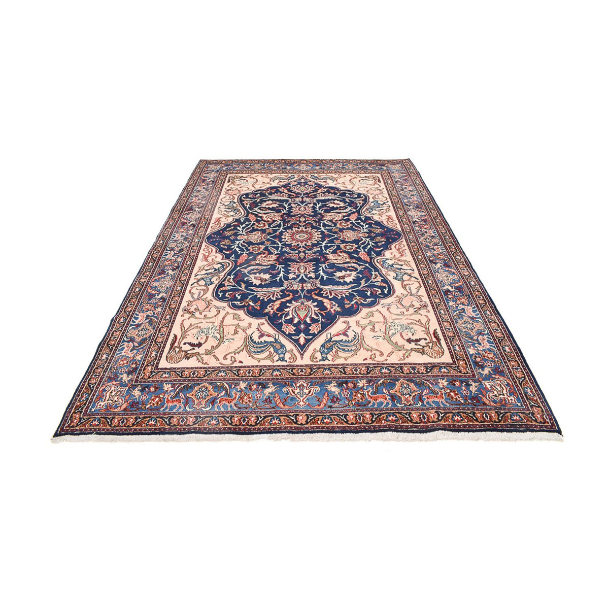 Tapis persan - Classique - 310 x 212 cm - bleu foncé