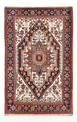 Tapis persan - Nomadic - 124 x 82 cm - terracotta