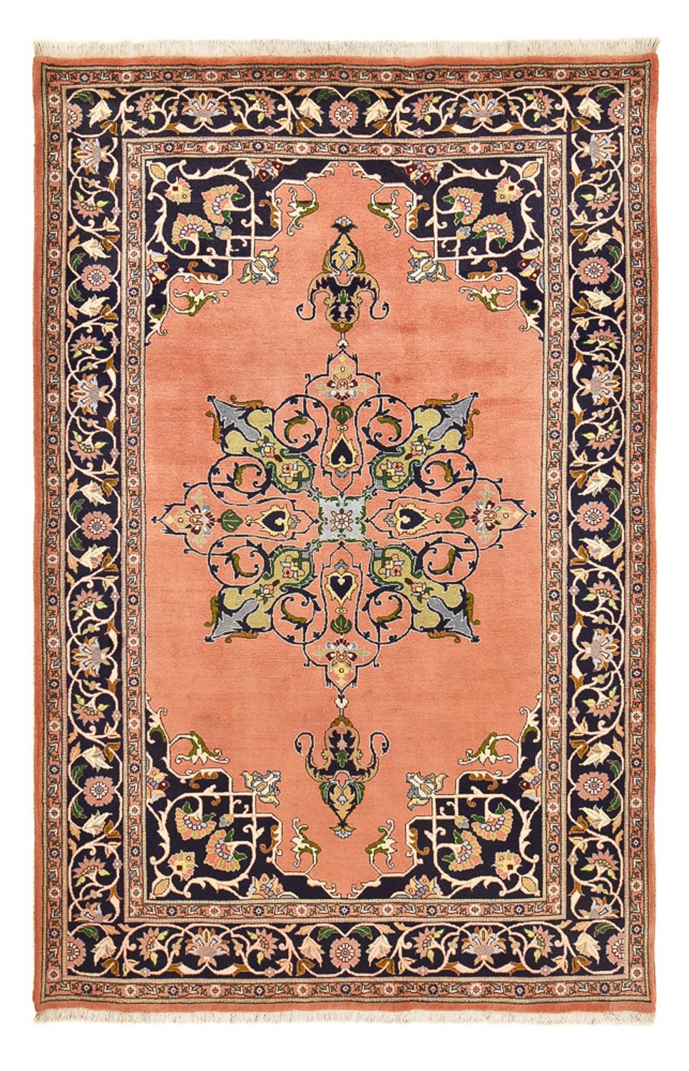 Tapis persan - Nomadic - 305 x 204 cm - vert olive