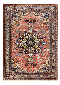 Tapis persan - Nomadic - 198 x 142 cm - saumon