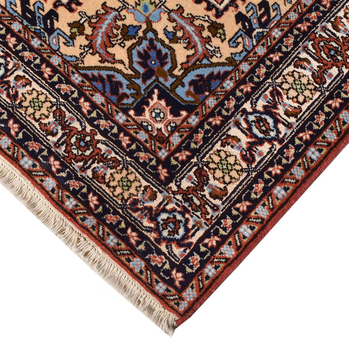 Tapis persan - Nomadic - 198 x 142 cm - saumon