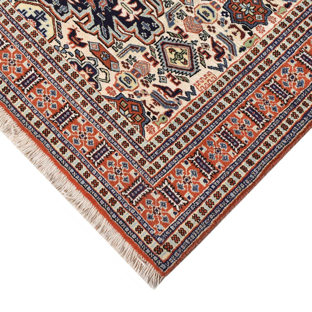 Tapis persan - Nomadic - 183 x 140 cm - sable