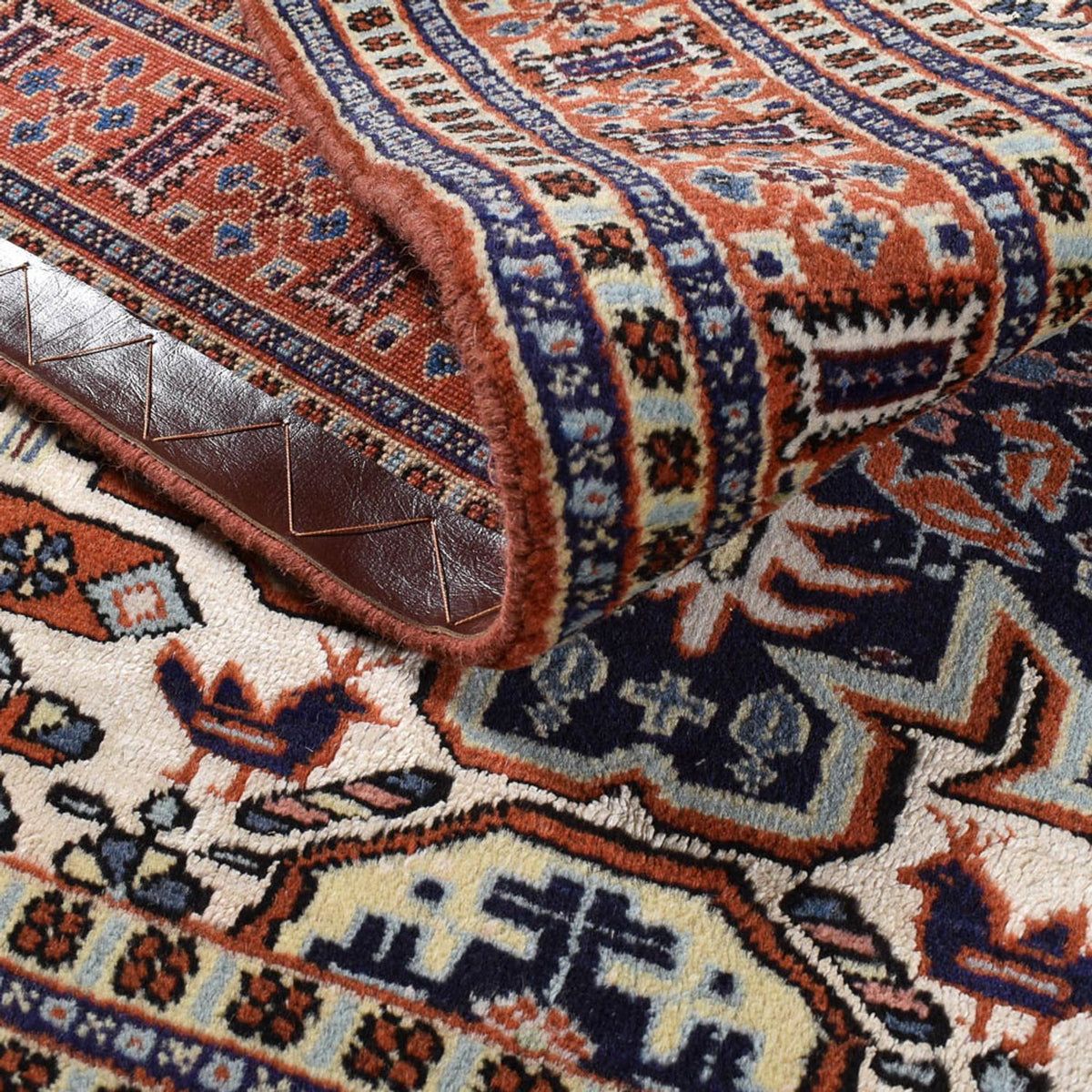 Tapis persan - Nomadic - 183 x 140 cm - sable