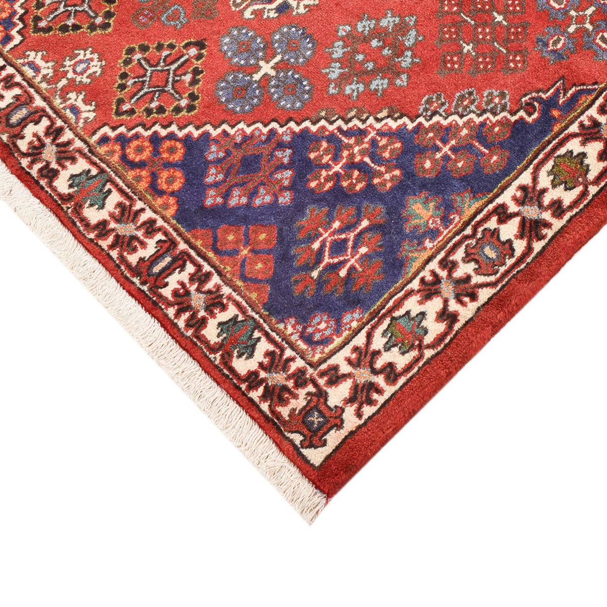 Tapis persan - Nomadic - 156 x 110 cm - rouge clair