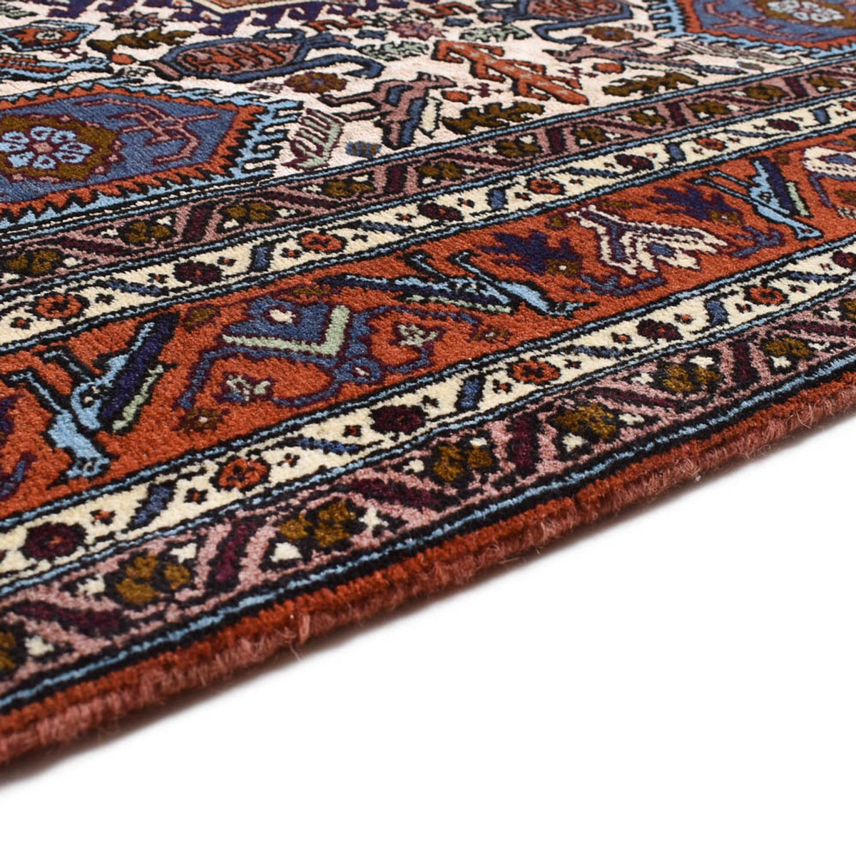 Tapis persan - Nomadic - 194 x 133 cm - multicolore