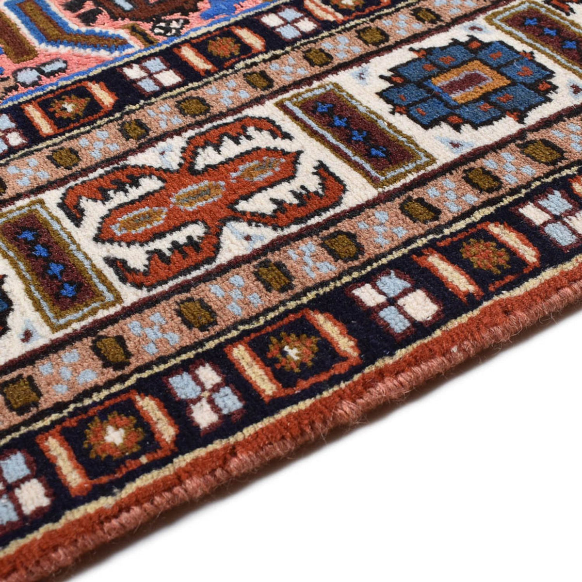 Tapis persan - Nomadic - 206 x 143 cm - multicolore
