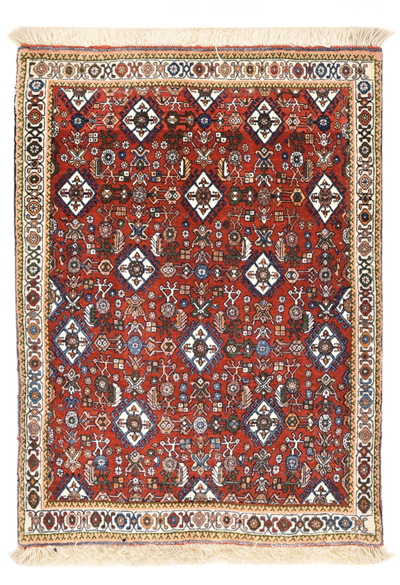 Tapis Gabbeh - Persan Kashkuli - 100 x 70 cm - multicolore