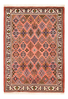 Tapis persan - Nomadic - 165 x 116 cm - rouge clair