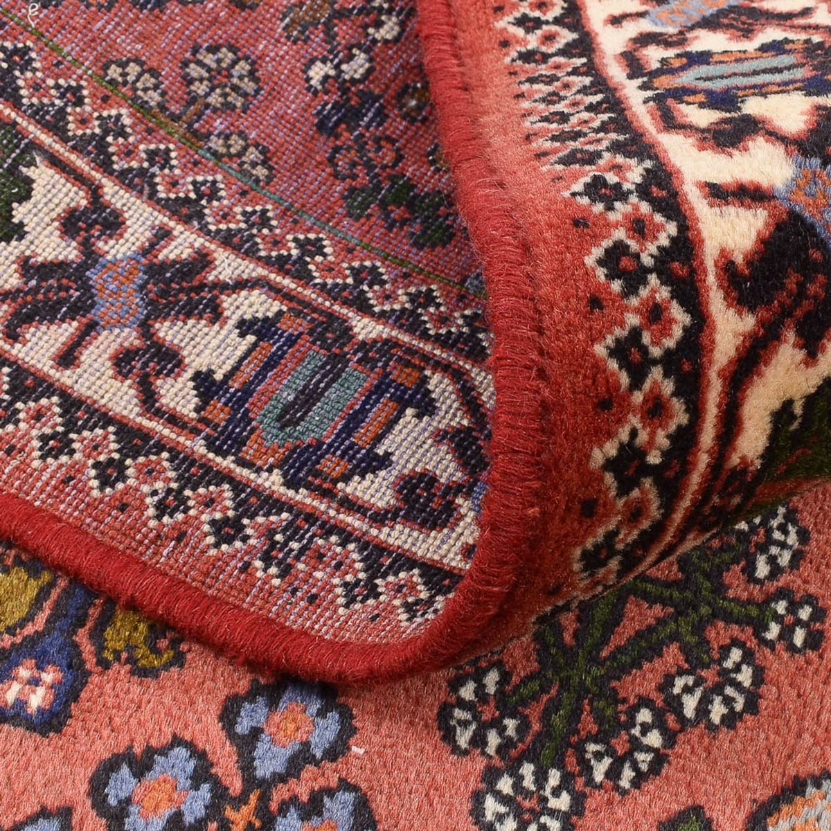 Tapis persan - Nomadic - 165 x 116 cm - rouge clair