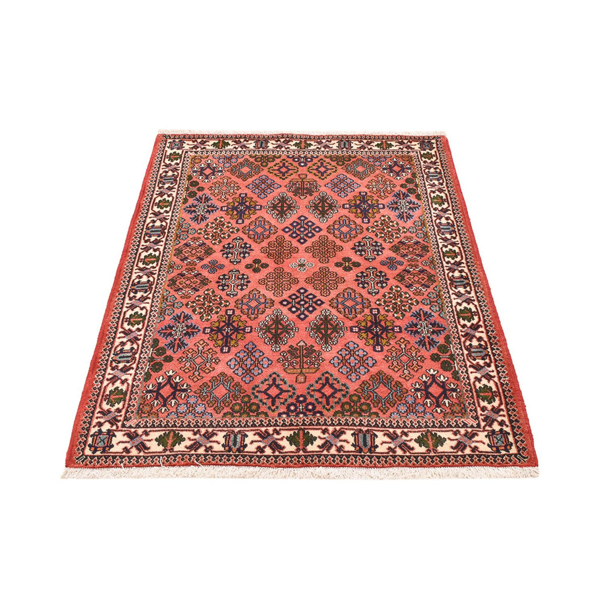 Tapis persan - Nomadic - 165 x 116 cm - rouge clair
