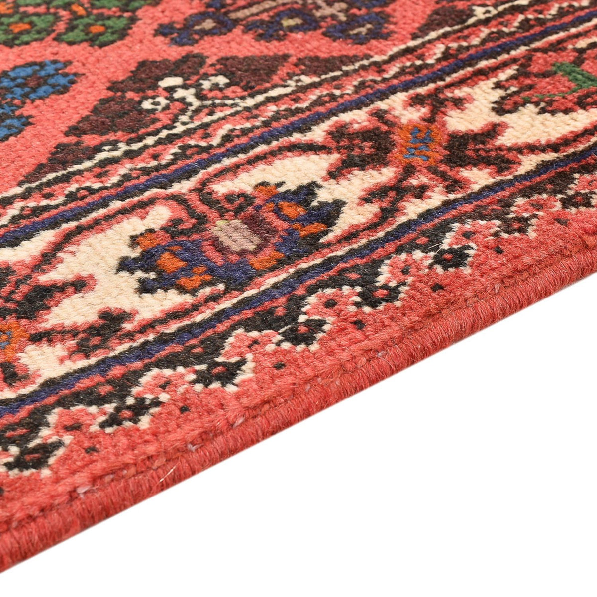 Tapis persan - Nomadic - 161 x 110 cm - rouge clair