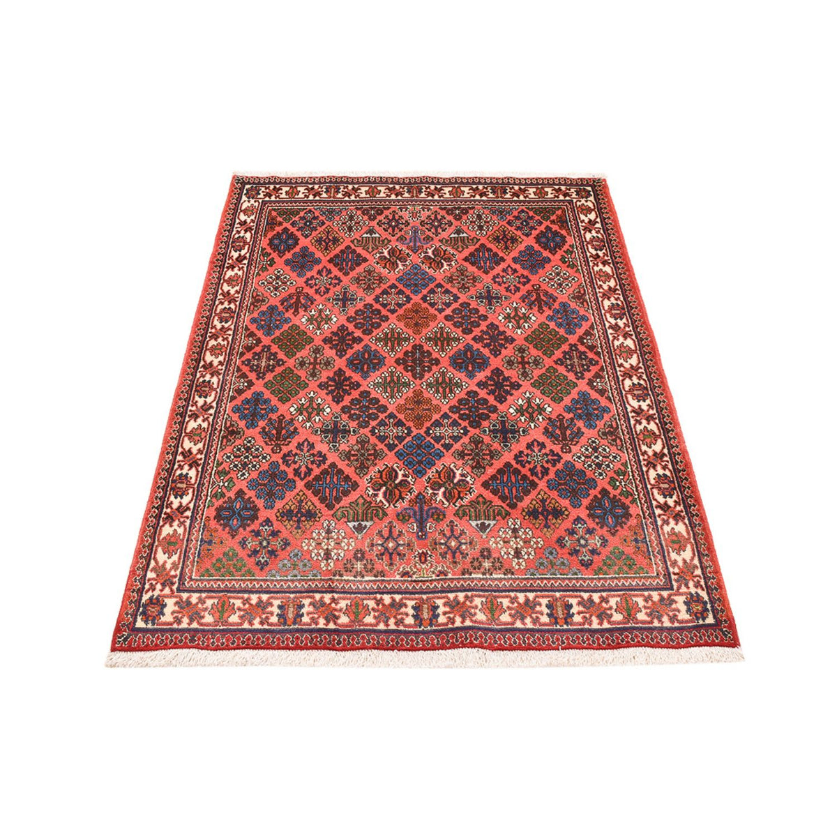 Tapis persan - Nomadic - 161 x 110 cm - rouge clair