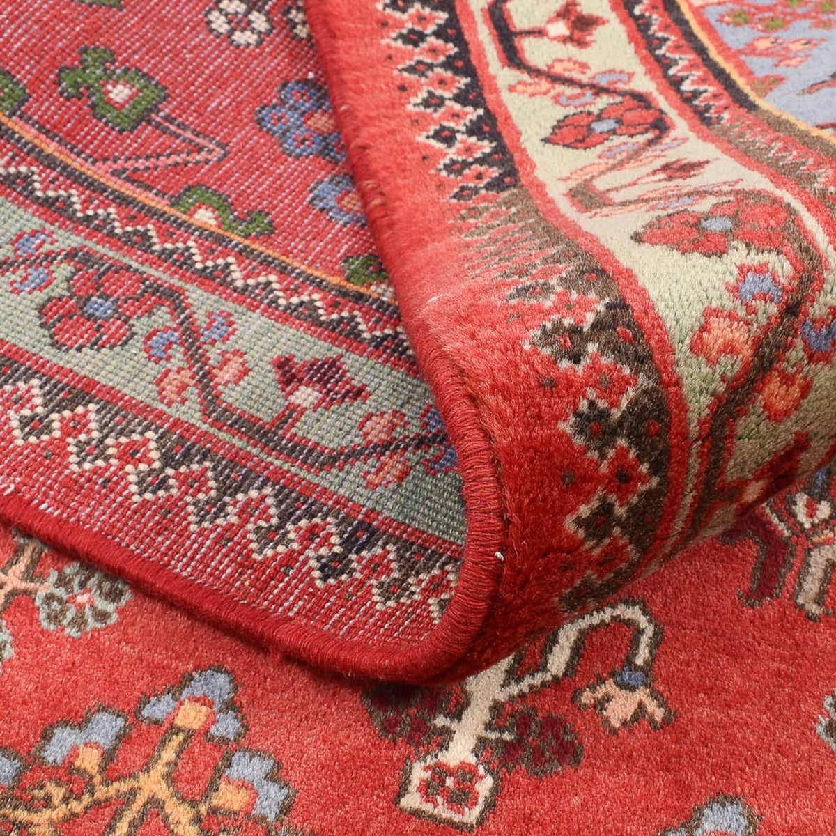Tapis persan - Nomadic - 160 x 111 cm - rouge