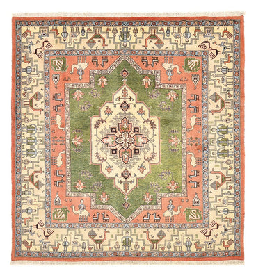 Tapis persan - Nomadic carré  - 208 x 198 cm - vert