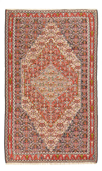 Tapis Kelim - Oriental - 254 x 150 cm - terracotta