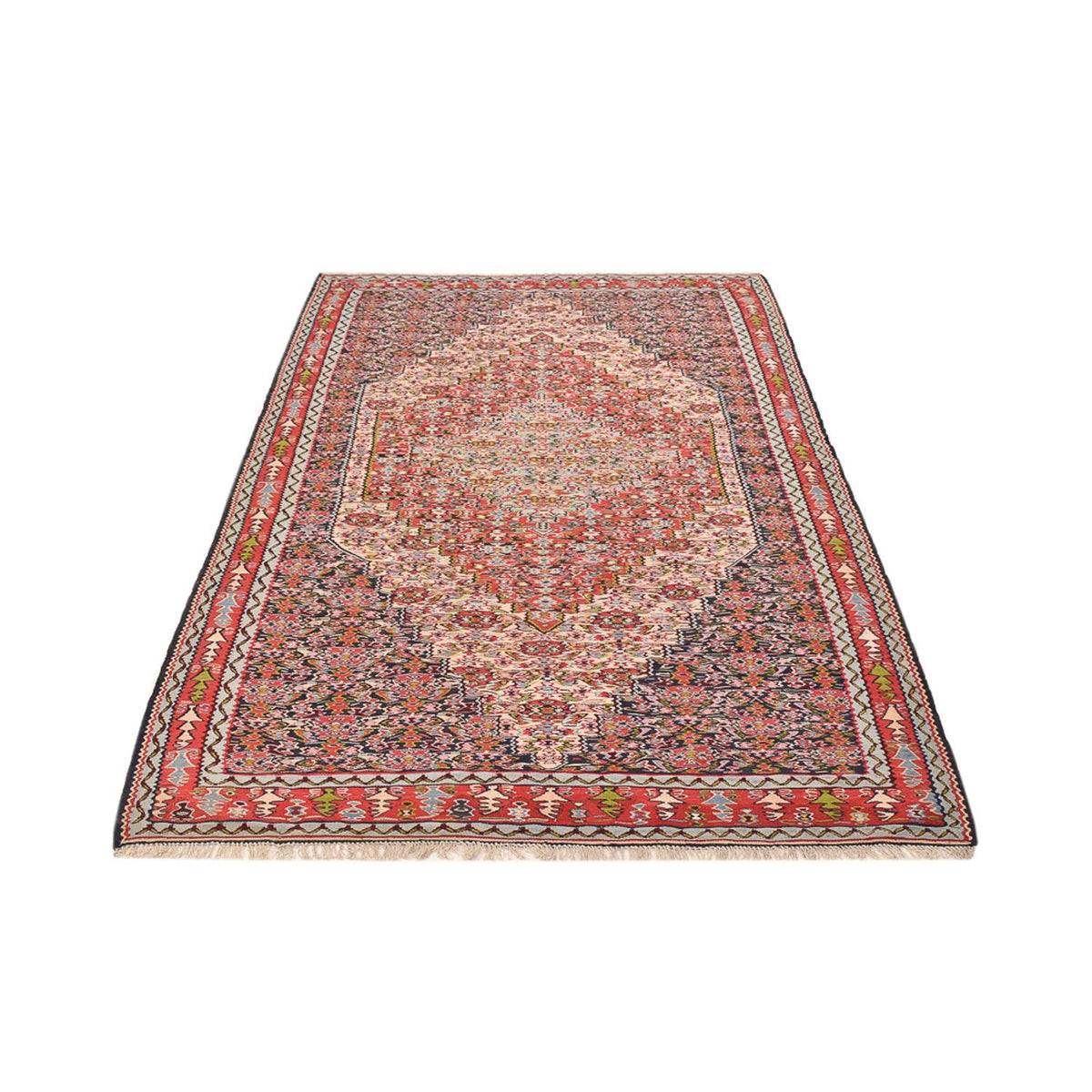 Tapis Kelim - Oriental - 254 x 150 cm - terracotta