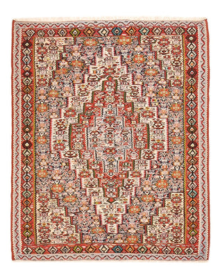 Tapis Kelim - Oriental - 150 x 118 cm - terracotta