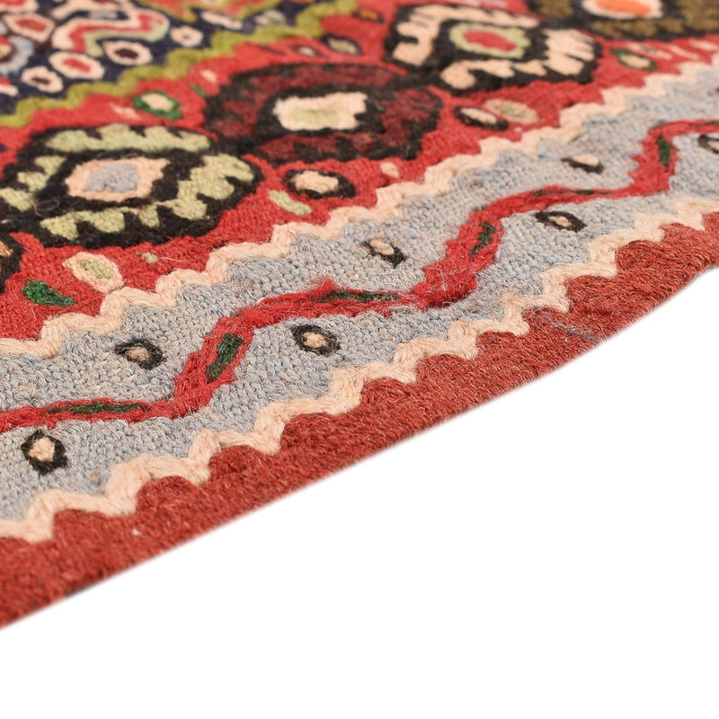 Tapis Kelim - Oriental - 150 x 118 cm - terracotta