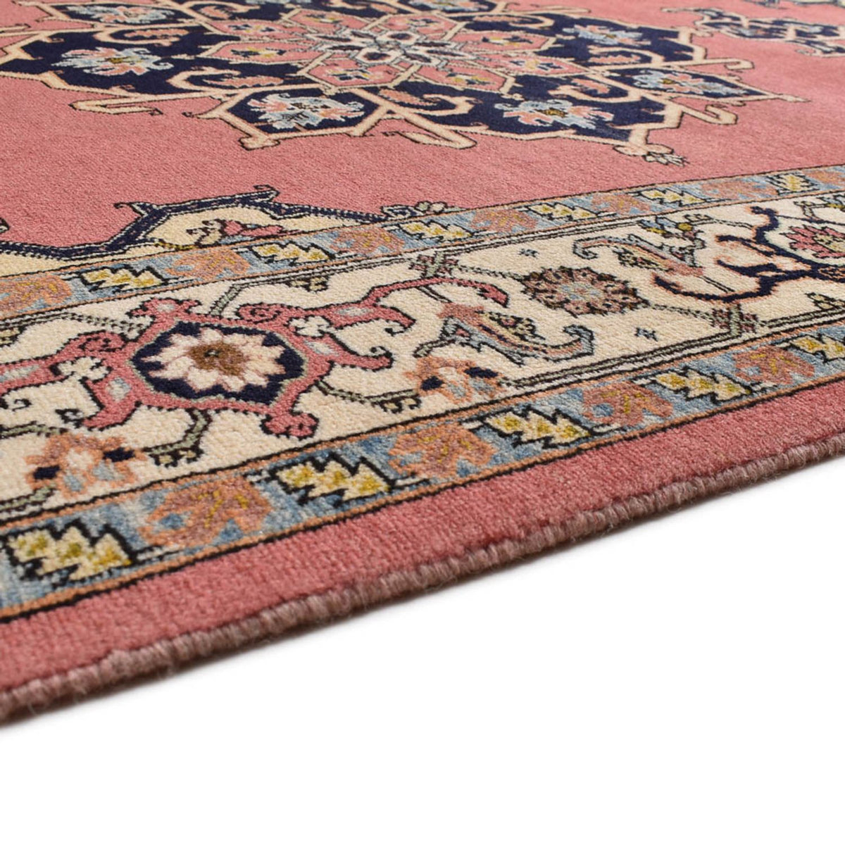 Tapis persan - Nomadic - 216 x 134 cm - rouge clair