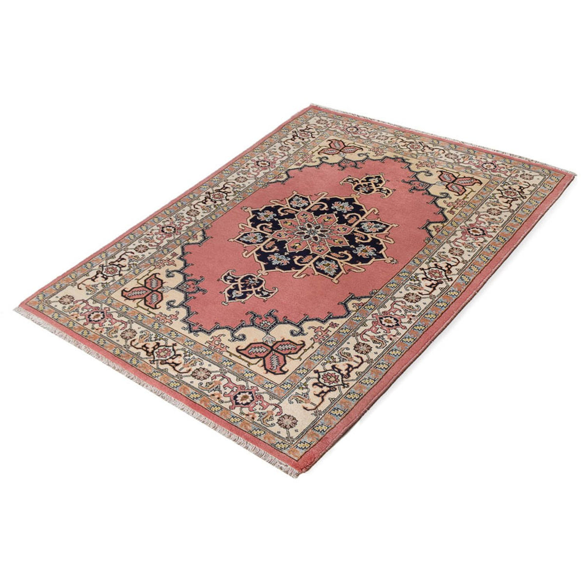 Tapis persan - Nomadic - 216 x 134 cm - rouge clair